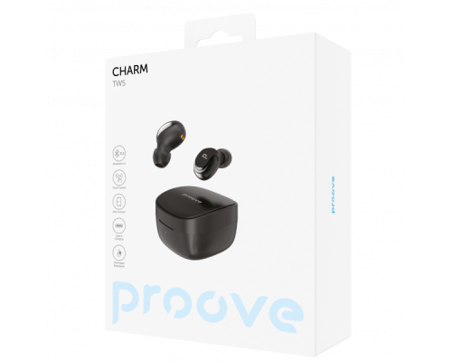 Навушники bluetooth Proove Charm TWS black PLS-00-00112596