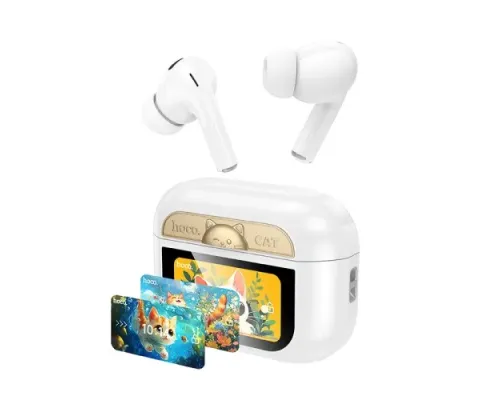 Навушники бездротові HOCO EW88 Rampino true wireless ANC touch screen BT headset White mag-6942007658966152409