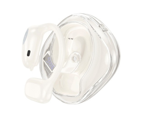 Навушники бездротові HOCO EA3 Talent open true wireless BT5.3/10hours Milky White mag-6942007619158143104