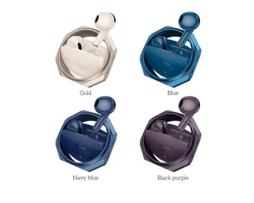 Навушники бездротові HOCO EW70 Glory true wireless BT5.4/6hours Black Purple mag-694200763328460526