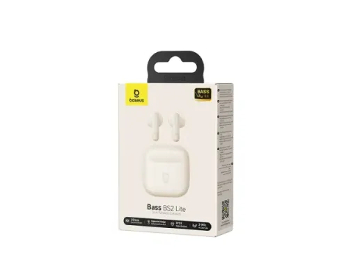 Навушники Baseus Bass BS2 Lite True Wireless Earbuds Sunlight Pink A0010A07 mag-6942521200375154216