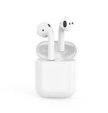 Навушники бездротові XO ES23 Bluetooth headset ( with wireless charging function) Білі mag-6920680852505135880