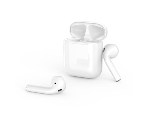 Навушники бездротові XO ES23 Bluetooth headset ( with wireless charging function) Білі mag-6920680852505135880