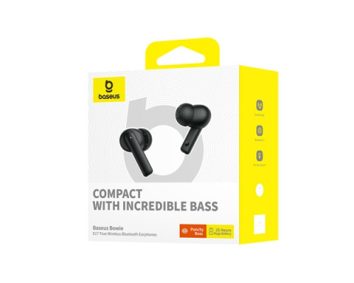 Навушники Baseus Bowie E17 True Wireless Bluetooth Earphones Black A00072200113-Z1 mag-693217265806956168