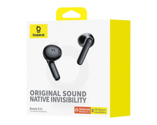 Навушники Baseus Bowie E13 True Wireless Earphones Black A00059701127-Z1 mag-693217263666154400