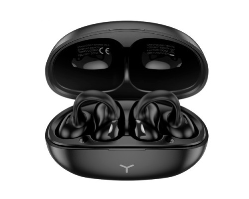 Навушники бездротові HOCO EW57 Auspicious clip-on true wireless BT5.3/11hours Black mag-694200761002534701