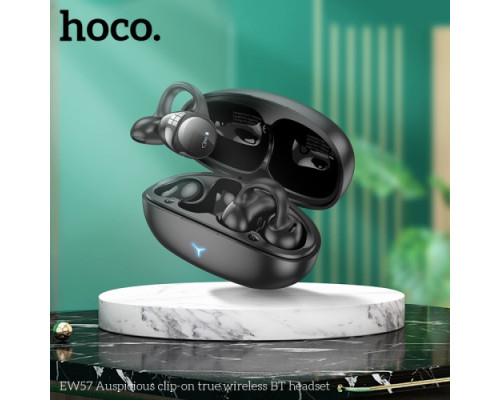 Навушники бездротові HOCO EW57 Auspicious clip-on true wireless BT5.3/11hours Black mag-694200761002534701