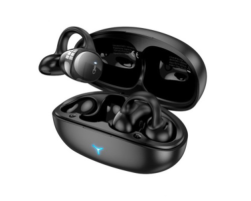 Навушники бездротові HOCO EW57 Auspicious clip-on true wireless BT5.3/11hours Black mag-694200761002534701