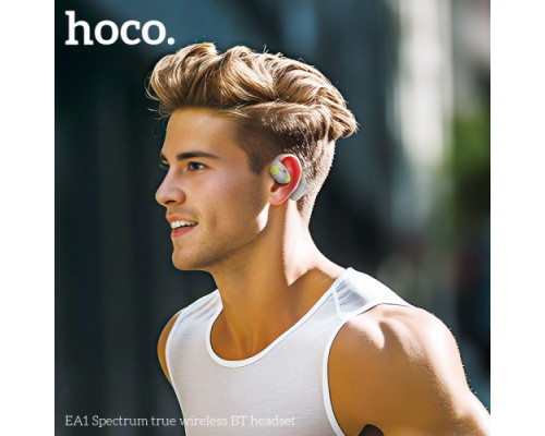 Навушники бездротові HOCO EA1 Spectrum true wireless BT5.3/10hours Gray mag-694200761219735435