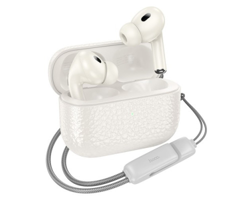 Навушники бездротові HOCO EQ9 Plus Duke true wireless ANC Noise Reduction BT5.3/7hours Milky white mag-694200761285235576