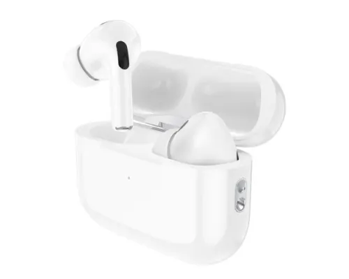 Навушники бездротові HOCO EW63 true wireless ANC noise reduction BT5.3/7hours White mag-6942007618663146323
