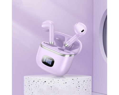 Навушники бездротові HOCO EQ1 Music guide true ws BT5.3/7hours Purple mag-693147479851032796