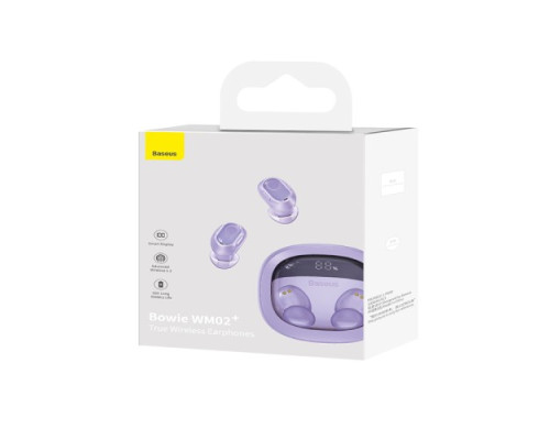 Навушники Baseus Bowie WM02+ True Wireless Earphones Purple NGTW280105 mag-693217261995454381