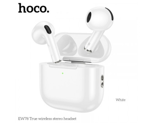 Навушники бездротові HOCO EW78 True wireless stereo headset BT5.4 White деф.пак mag-2000001592113143049