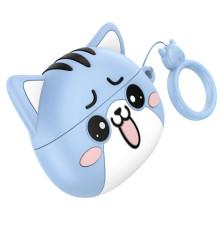 Навушники бездротові HOCO EW48 True wireless stereo headset Glacier cat mag-6942007609999132447