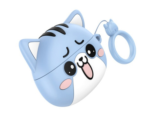 Навушники бездротові HOCO EW48 True wireless stereo headset Glacier cat mag-6942007609999132447