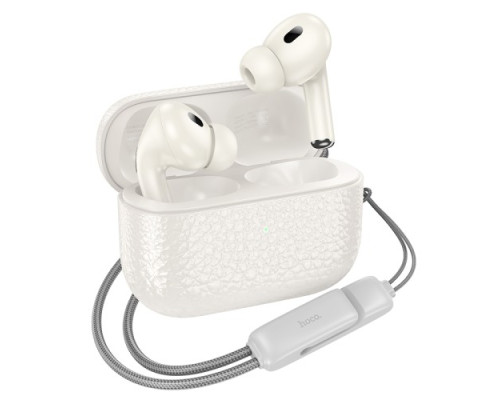 Навушники бездротові HOCO EQ9 Duke true wireless BT5.3/7hours Milky white mag-694200761281435578