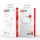 Навушники бездротові XO F100 Bluetooth earphone sensor and wireless charging ANC Білі mag-6920680877706140435
