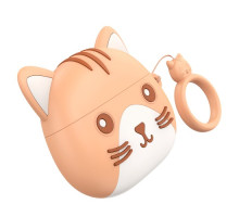 Навушники бездротові HOCO EW46 True ws stereo headset TWS Khaki Cat mag-6931474788863132464