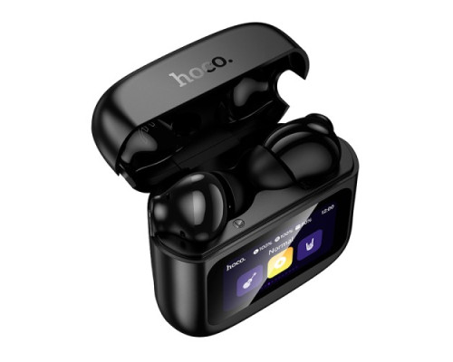 Навушники бездротові HOCO EQ14 Cool color true wireless BT headset with touch screen Black mag-6942007644105141571