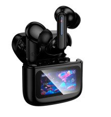 Навушники бездротові HOCO EQ14 Cool color true wireless BT headset with touch screen Black mag-6942007644105141571