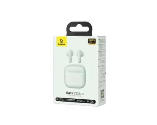 Навушники Baseus Bass BS2 Lite True Wireless Earbuds Green A0010A10 mag-6942521205417154219