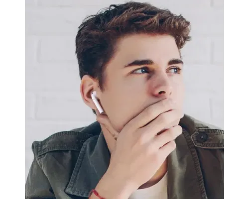 Навушники бездротові BOROFONE BW89 True wireless stereo headset TWS білі mag-6941991123191146192