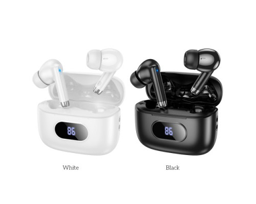Навушники бездротові HOCO EQ2 Plus Thought true wireless BT5.4/7hours Black mag-6942007623636141562