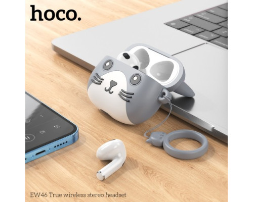 Навушники бездротові HOCO EW46 True wireless stereo headset TWS Mysterious Cat mag-6931474788887132466