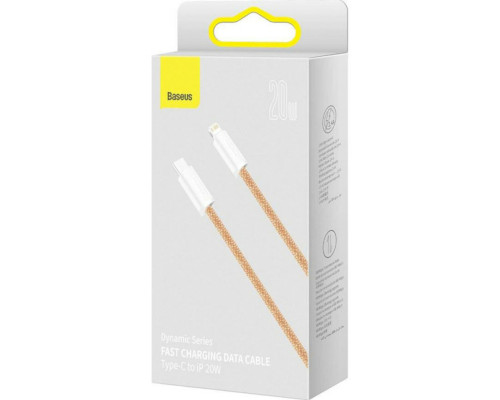 Кабель Baseus Dynamic Series Fast Charging Data Cable Type-C to iP 20W 1m Orange