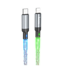 Кабель HOCO U112 Shine PD charging data cable for iP Gray