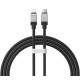Кабель Baseus CoolPlay Series Fast Charging Cable Type-C to iP 20W 2m Black