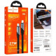 Кабель HOCO U119 Type-C to iP PD 27W, 1.2m, nylon, aluminum connectors, Black