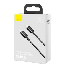 Кабель Baseus Superior Series Type-C to IP PD 20W 2m Black