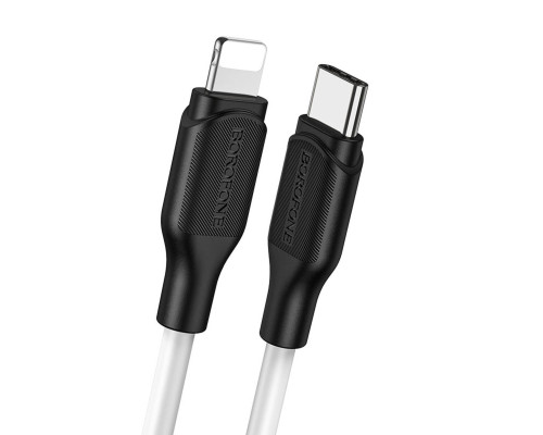 Кабель BOROFONE BX42 Encore silicone PD charging data cable for iP White