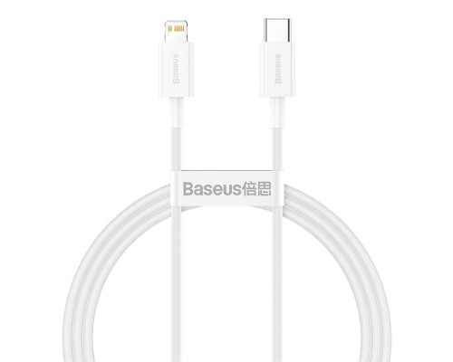 Кабель Baseus Superior Series Type-C to IP PD 20W 1m White