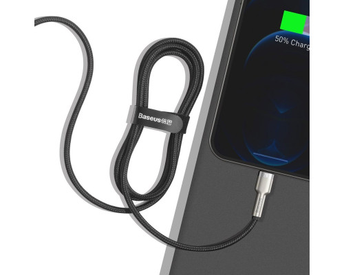 Кабель Baseus Cafule Series Metal Data Cable Type-C to iP PD 20W 1m Black