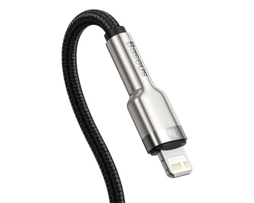 Кабель Baseus Cafule Series Metal Data Cable Type-C to iP PD 20W 1m Black