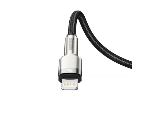 Кабель Baseus Cafule Series Metal Data Cable Type-C to iP PD 20W 1m Black