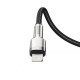 Кабель Baseus Cafule Series Metal Data Cable Type-C to iP PD 20W 1m Black