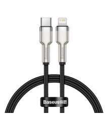 Кабель Baseus Cafule Series Metal Data Cable Type-C to iP PD 20W 1m Black