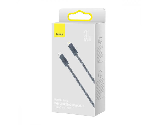 Кабель Baseus Dynamic Series Fast Charging Data Cable Type-C to iP 20W 1m Slate Gray