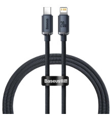 Кабель Baseus Crystal Shine Series Fast Charging Data Cable Type-C to iP 20W 2m Black