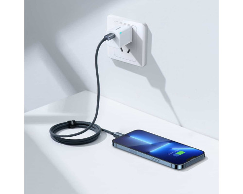 Кабель Baseus Crystal Shine Series Fast Charging Data Cable Type-C to iP 20W 2m Black