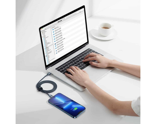 Кабель Baseus Crystal Shine Series Fast Charging Data Cable Type-C to iP 20W 2m Black