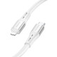 Кабель BOROFONE BX88 Solid PD silicone charging data cable for iP White