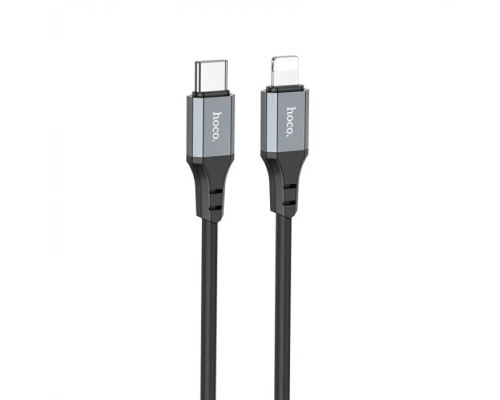 Кабель HOCO X92 Honest PD silicone charging data cable for iP(L=3M) Black