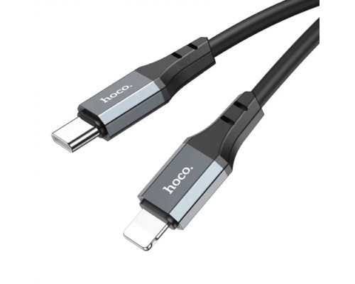 Кабель HOCO X92 Honest PD silicone charging data cable for iP(L=3M) Black