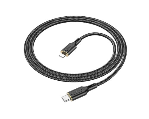 Кабель HOCO X95 Goldentop PD charging data cable iP Black