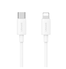 Кабель Usams SJ712 Type-C To Lightning 30W Fast Charging Data Cable white